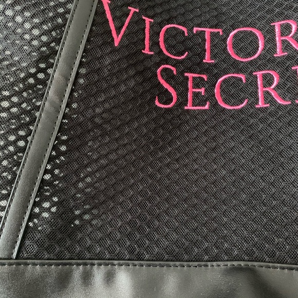 🦋3/$20 Victoria’s Secret Black Tote Bag Large - Picture 3 of 5